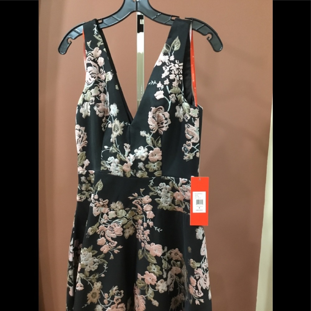 ML Monique Lhuillier Jacquard High Low Dress - Picture 6 of 6